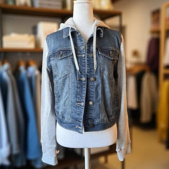 BASIC DENIM WAX JEAN JACKET - Picture 4 of 7